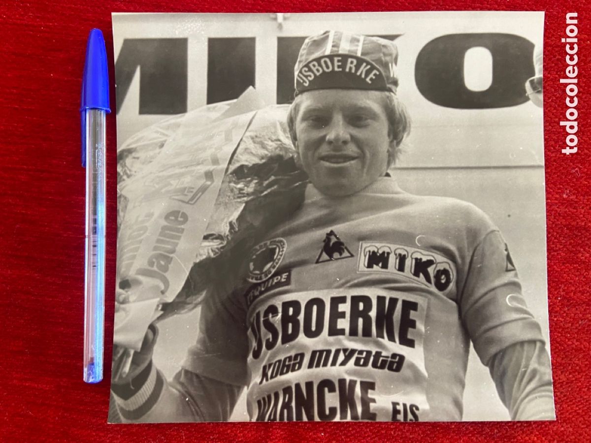 Coleccionismo deportivo: F27299 FOTO FOTOGRAFIA ORIGINAL CICLISMO TOUR 1980 EQUIPO IJSBOERKE RUDY PEVENAGE