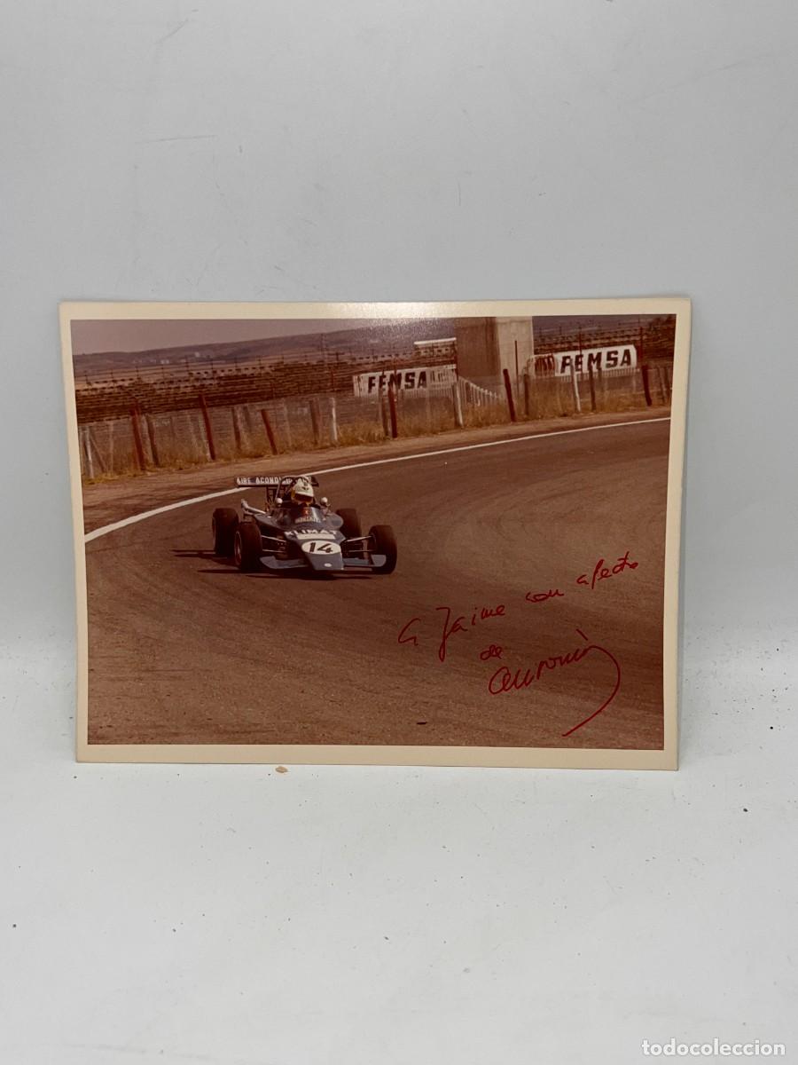Sammelleidenschaft Sport: FOTOGRAF&Iacute;A. CARRERA DE RALLY. CIRCUITO DEL JARAMA. 1975. MEDIDAS: 20 X 15 CM. FOTO A. IBA&Ntilde;EZ.FIRMADA