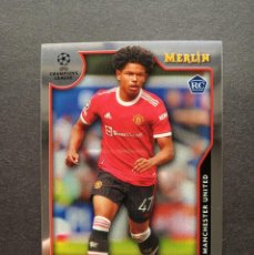 Coleccionismo deportivo: 35 ROOKIE SHORETIRE MANCHESTER UNITED TOPPS MERLIN CHROME UEFA CHAMPIONS LEAGUE 2021 2022 21 22