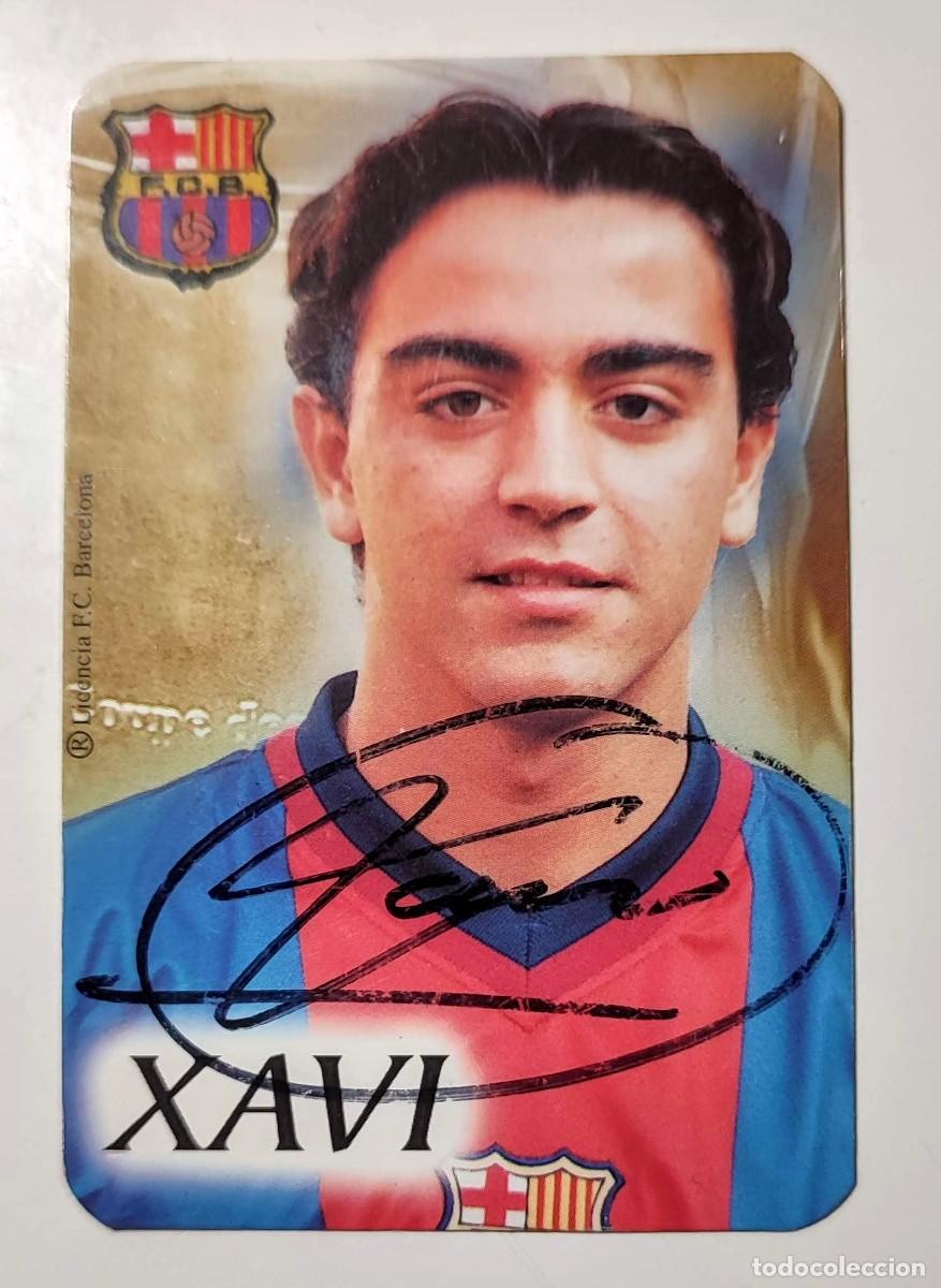 Coleccionismo deportivo: Calendario XAVI autografo original