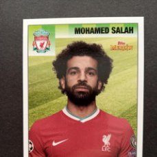 Coleccionismo deportivo: 28 MOHAMED SALAH LIVERPOOL EGYPT TOPPS MERLIN HERITAGE 95 UEFA CHAMPIONS LEAGUE 2020 2021 20 21