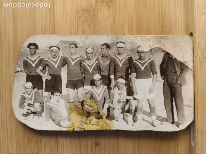 Coleccionismo deportivo: SANS (BARCELONA)-EQUIPO DE FUTBOL-FOTOGRAFIA ANTIGUA-VER FOTOS-(K-11.247)