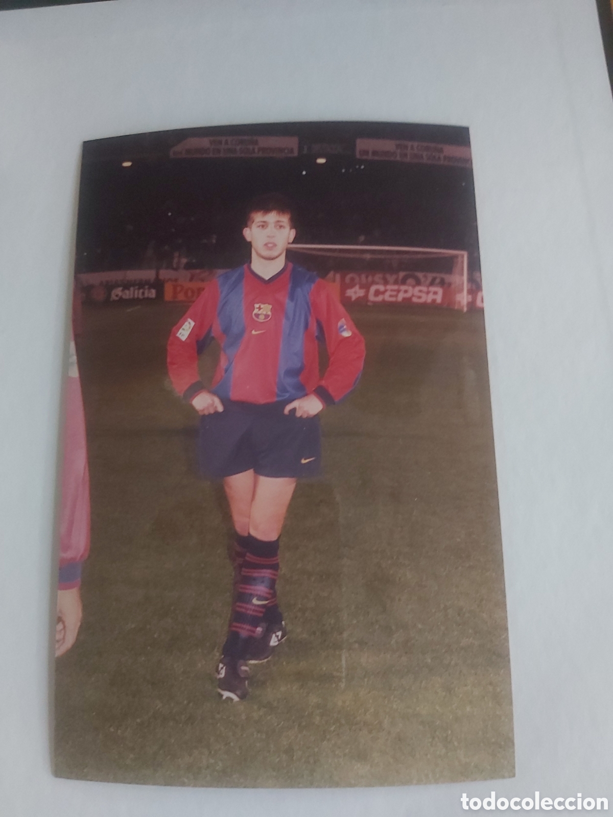 Sports collectibles: F&uacute;tbol club Barcelona foto original futbolista