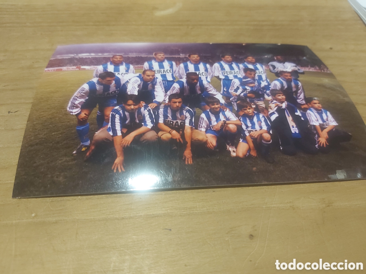 Collectionnisme sportif: Deportivo de la Coru&ntilde;a foto original futbolistas