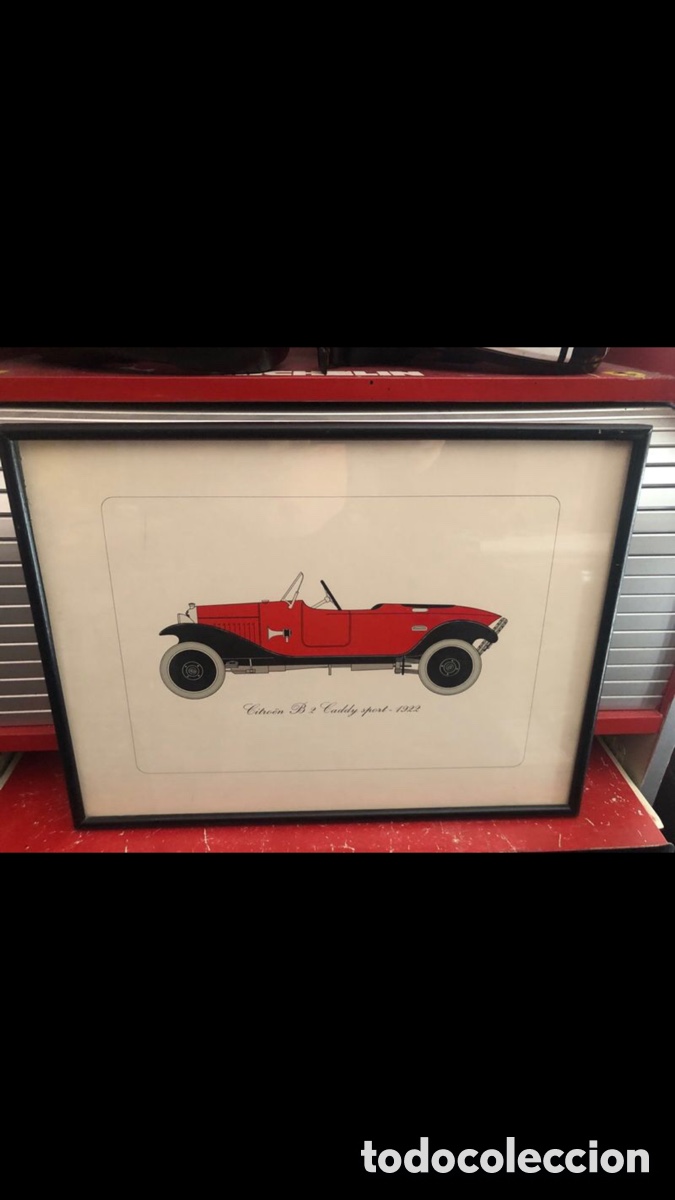 Coleccionismo deportivo: &iexcl;&iexcl;&iexcl; Cuadro citroen Caddy sport de 1922 !!!