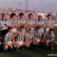 Coleccionismo deportivo: R.BETIS B. ALINEACIÓN PARTIDO DE LIGA 1983-1984 EN EL CARRANZA CONTRA EL CÁDIZ. FOTO