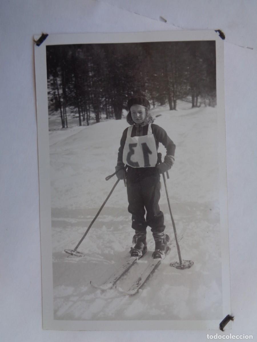 Coleccionismo deportivo: ESQUI ALPINO : FOTO DE NI&Ntilde;A ESQUIADORA . A&Ntilde;OS 30 - 40