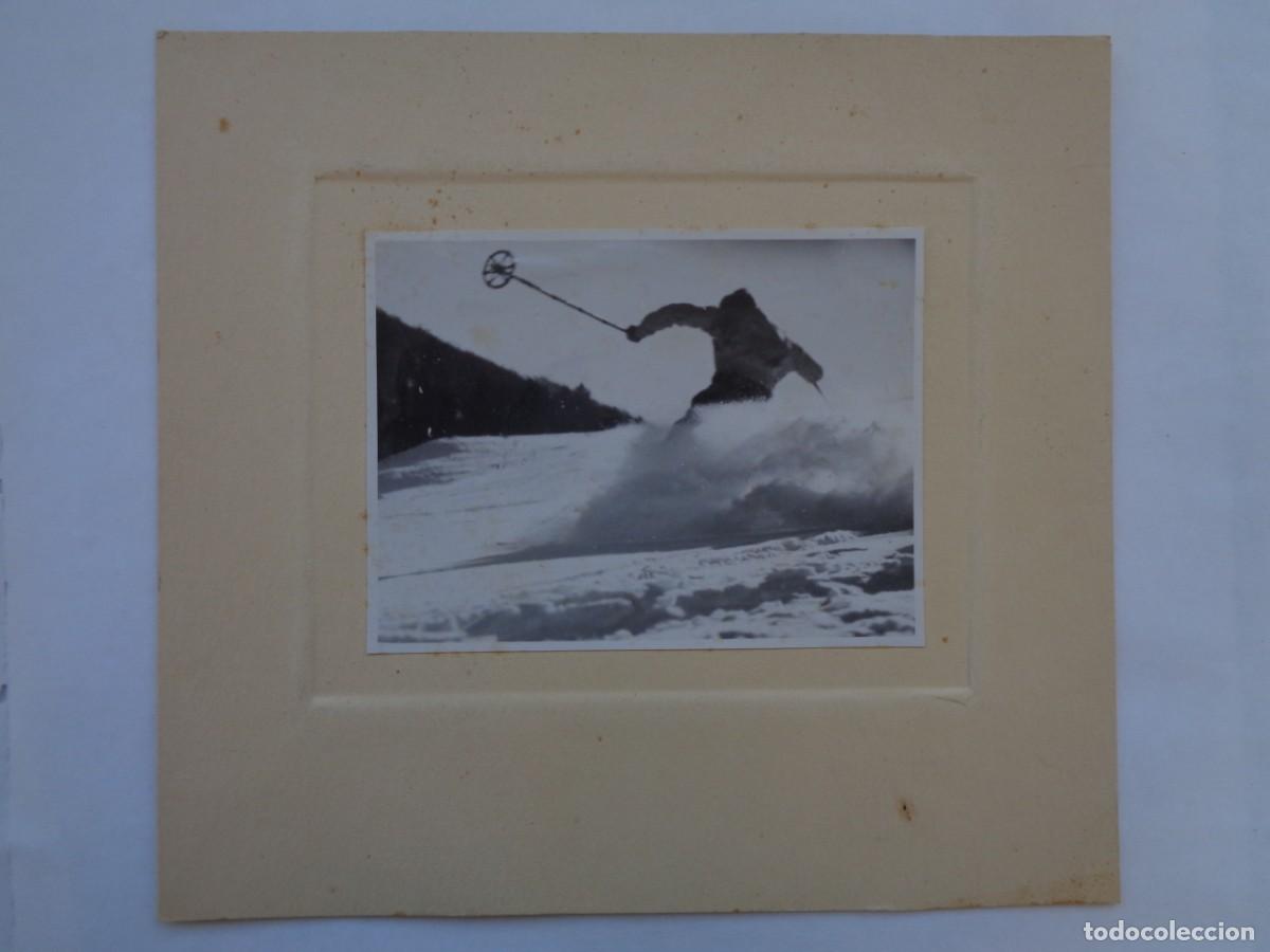 Coleccionismo deportivo: ESQUI ALPINO : FOTO DE ESQUIADOR . A&Ntilde;OS 30 - 40