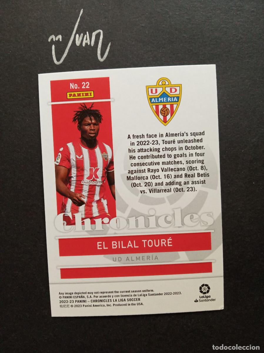 Card n. F2 - El Bilal Touré - Chicle Liga 2023-2024 Panini