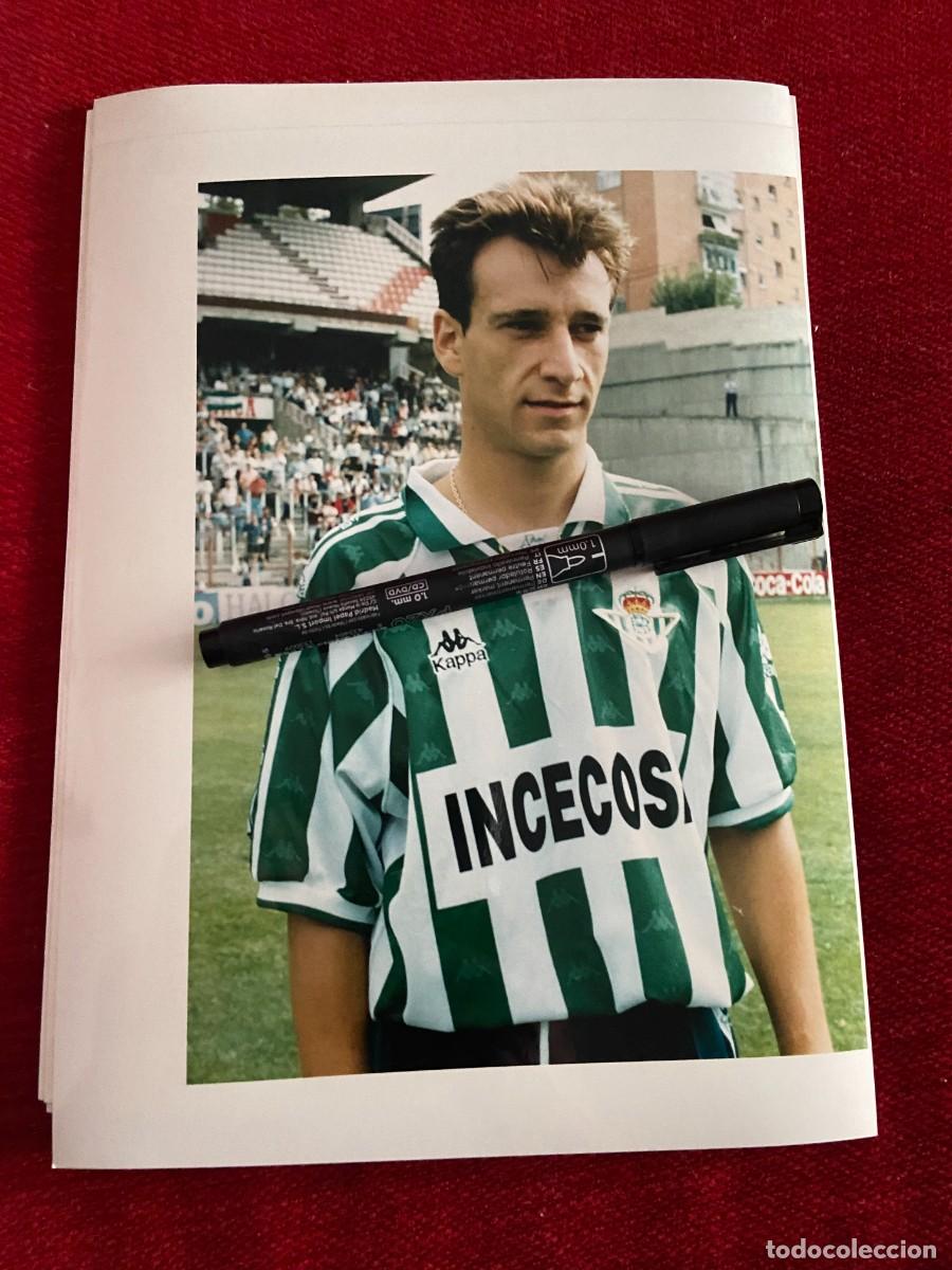 Collectionnisme sportif: F28334 FOTO FOTOGRAFIA ORIGINAL REAL BETIS ALFONSO PEREZ MU&Ntilde;OZ