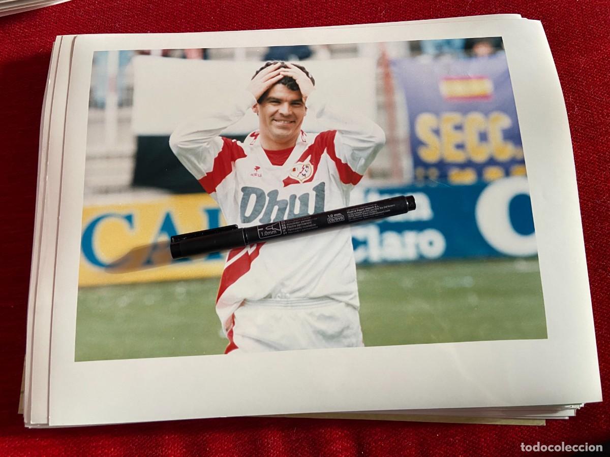 Collectionnisme sportif: FF612 FOTO FOTOGRAFIA ORIGINAL FUTBOL RAYO VALLECANO ONESIMO