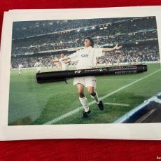 Coleccionismo deportivo: F28565 FOTO FOTOGRAFIA ORIGINAL REAL MADRID IVAN ZAMORANO CELEBRACION GOL