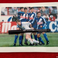 Coleccionismo deportivo: F28569 FOTO FOTOGRAFIA ORIGINAL REAL MADRID 5-2 RAYO VALLECANO (12-3-1994) EMILIO BUTRAGUEÑO