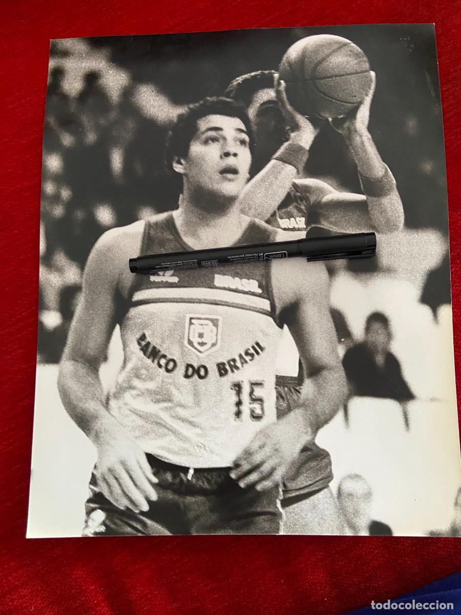 Collectionnisme sportif: FF787 FOTO FOTOGRAFIA ORIGINAL BALONCESTO SELECCION BRASILE&Ntilde;A BRASIL DESCONOZCO QUIEN ES???