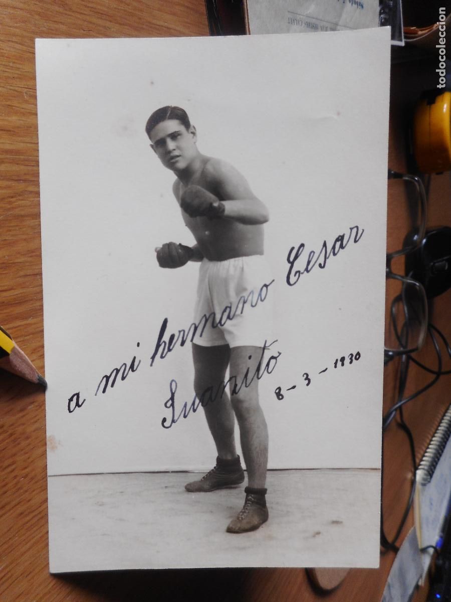 Collectionnisme sportif: ANTIGUA FOTOGRAFIA BOXEO JOVEN BOXEADOR 1930