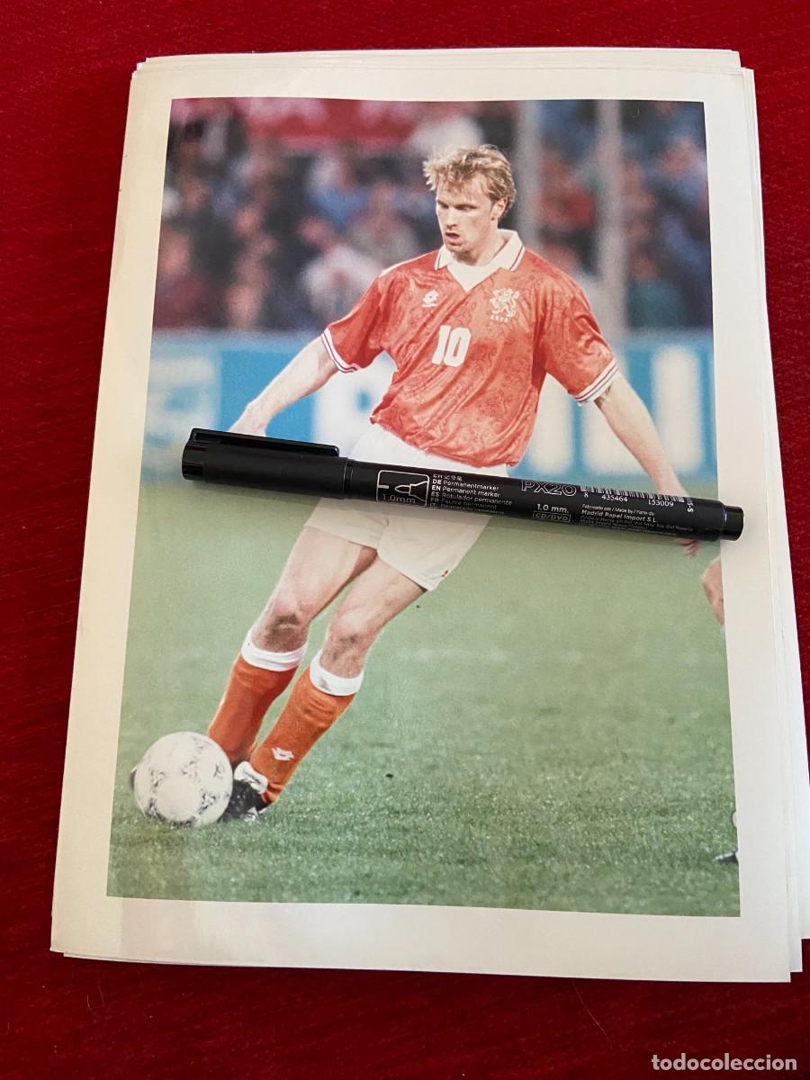 Collectionnisme sportif: F30283 FOTO FOTOGRAFIA ORIGINAL SELECCION HOLANDES HOLANDA DENNIS BERGKAMP