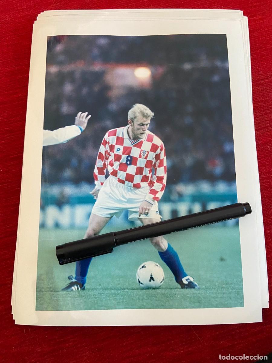 Collectionnisme sportif: F30284 FOTO FOTOGRAFIA ORIGINAL SELECCION CROATA CROACIA ROBERT PROSINECKI
