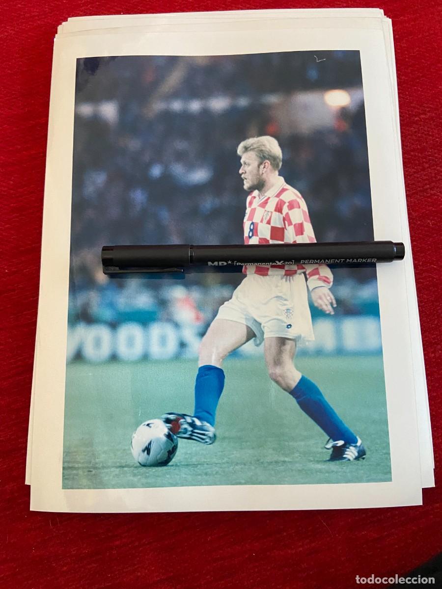 Collectionnisme sportif: F30286 FOTO FOTOGRAFIA ORIGINAL SELECCION CROATA CROACIA ROBERT PROSINECKI