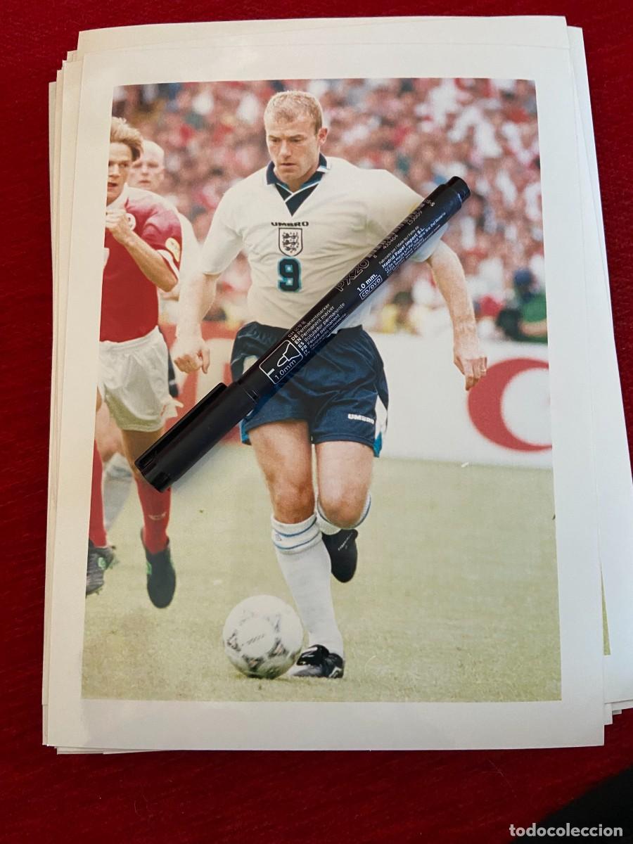 Collectionnisme sportif: F30366 FOTO FOTOGRAFIA ORIGINAL INGLATERRA SELECCION INGLESA ALAN SHEARER