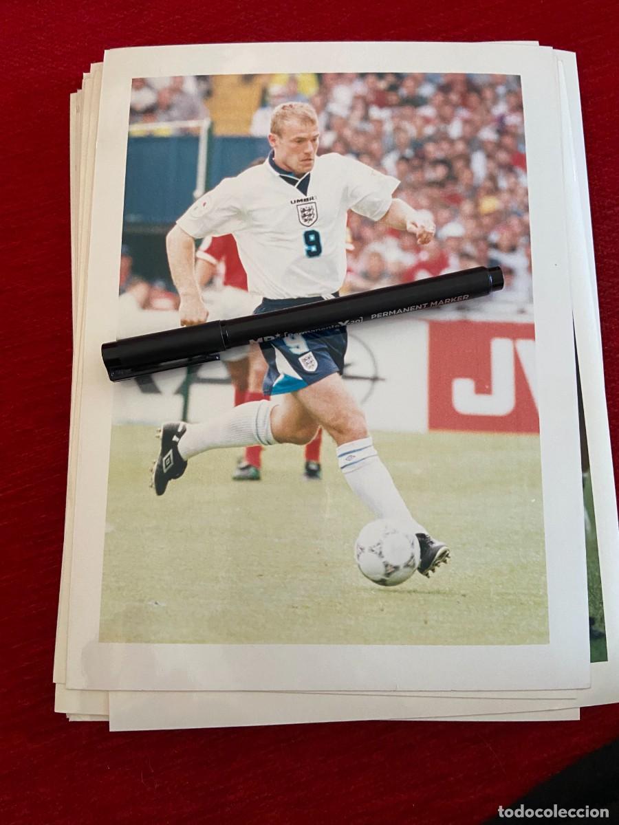 Sports collectibles: F30368 FOTO FOTOGRAFIA ORIGINAL INGLATERRA SELECCION INGLESA ALAN SHEARER