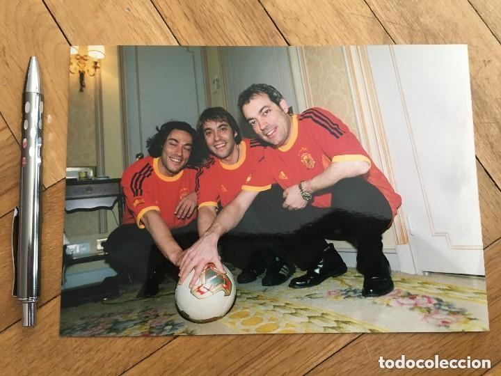 Collectionnisme sportif: F15697 FOTO FOTOGRAFIA ORIGINAL CAFE QUIJANO SELECCION ESPA&Ntilde;A CELEBRACION EUROCOPA 2008