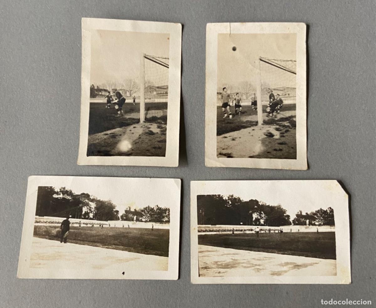Sports collectibles: 219-75. ) Cuatro fotos futbol