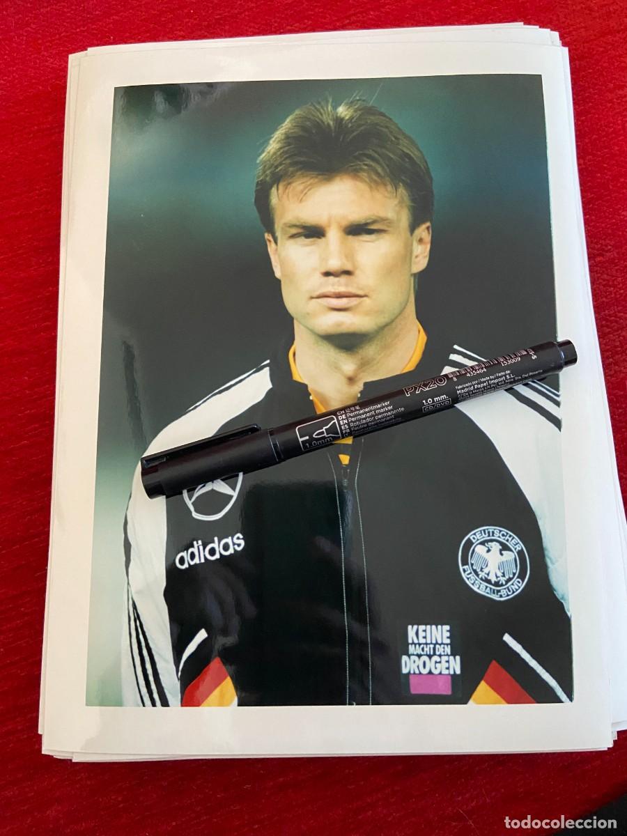 Sports collectibles: F30508 FOTO FOTOGRAFIA ORIGINAL ALEMANIA SELECCION ALEMANA GERMANY THOMAS HELMER