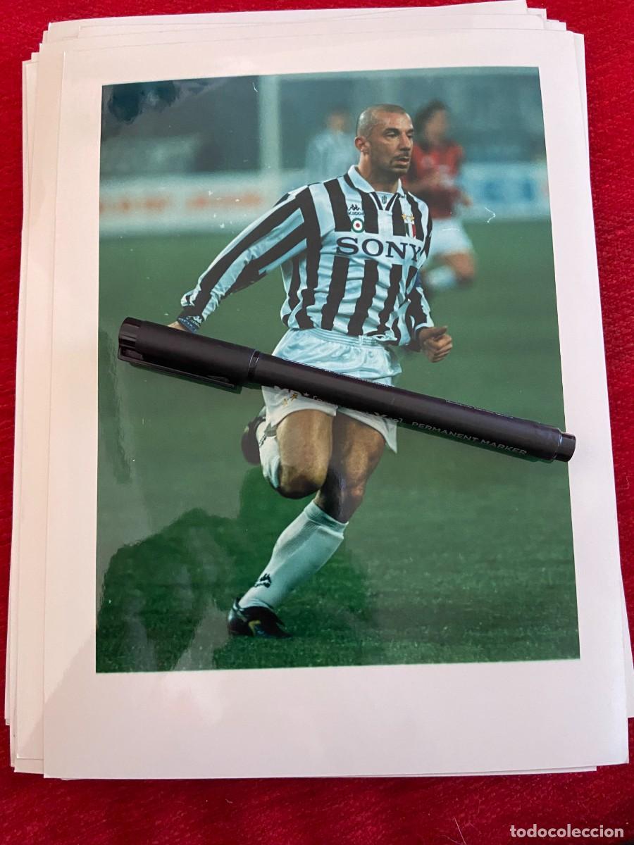 Collectionnisme sportif: F30621 FOTO FOTOGRAFIA ORIGINAL FUTBOL MILAN JUVENTUS GIANLUCA VIALLI
