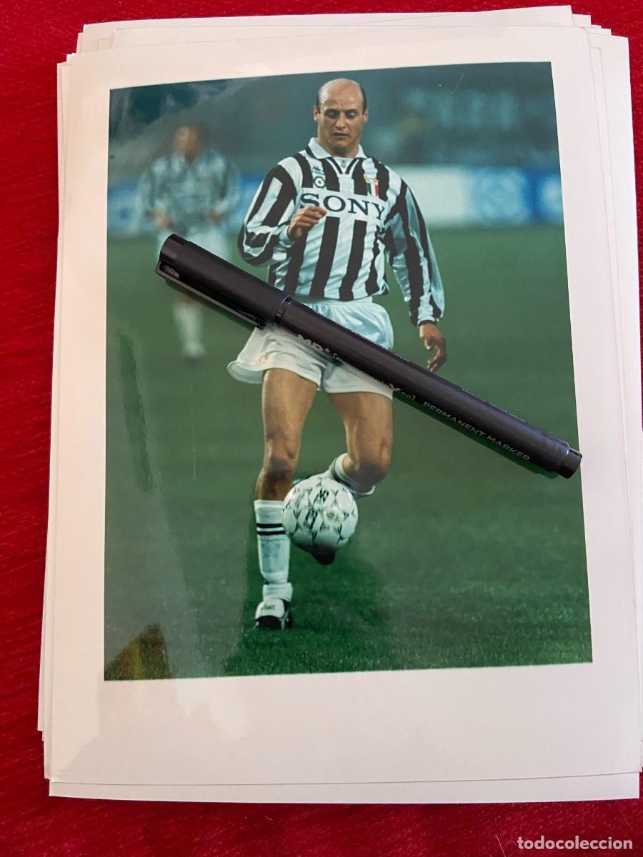 Collectionnisme sportif: F30622 FOTO FOTOGRAFIA ORIGINAL FUTBOL MILAN JUVENTUS ATTILIO LOMBARDO