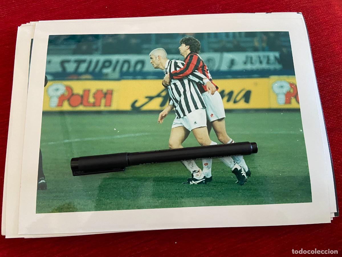 Collectionnisme sportif: F30669 FOTO FOTOGRAFIA ORIGINAL FUTBOL MILAN JUVENTUS FABRIZIO RAVANELLI DESCONOZCO QUIEN ES???