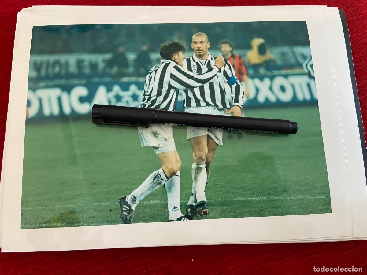 Collectionnisme sportif: F30671 FOTO FOTOGRAFIA ORIGINAL FUTBOL MILAN JUVENTUS DEL PIERO GIANLUCA VIALLI