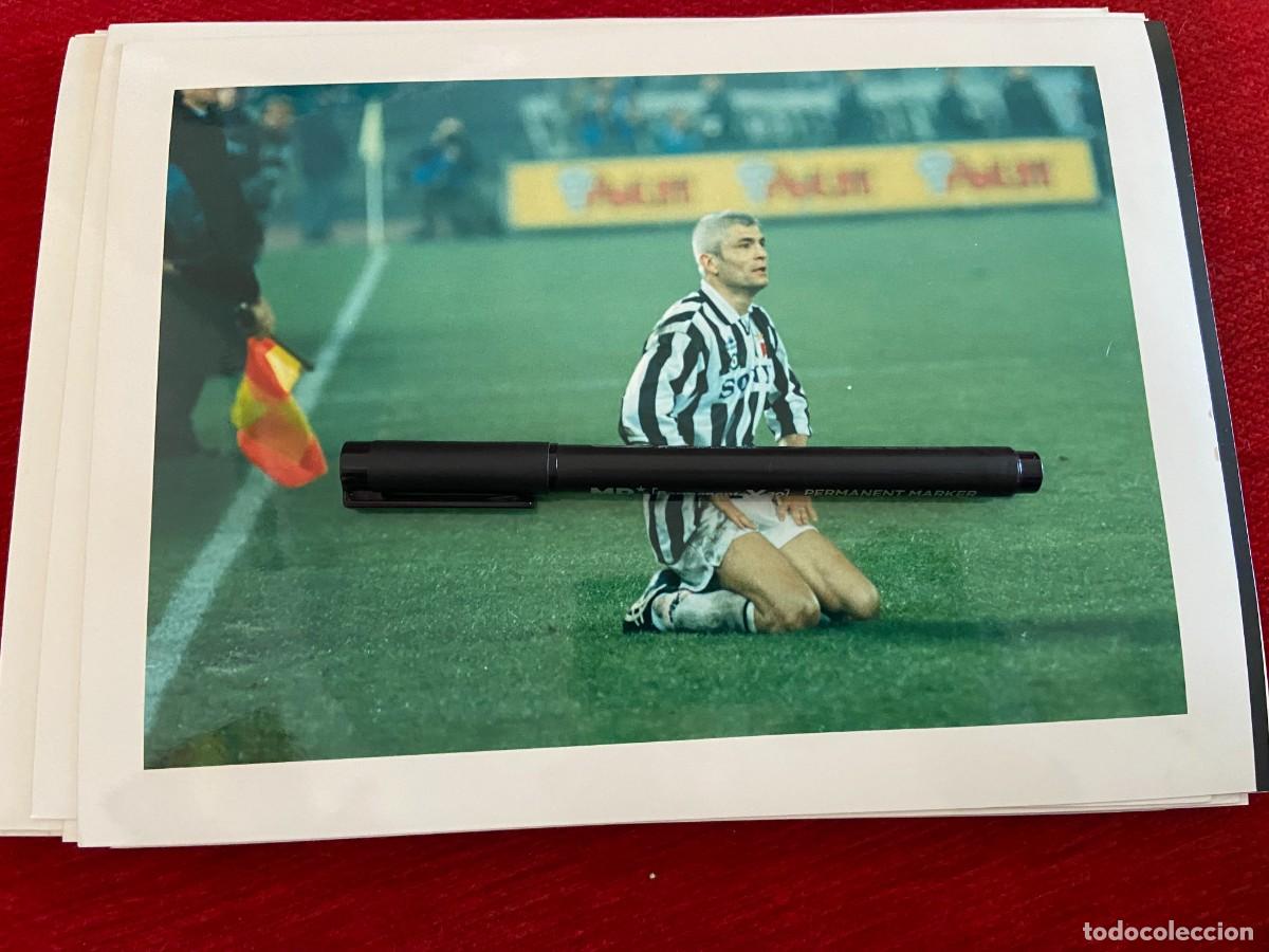 Collectionnisme sportif: F30672 FOTO FOTOGRAFIA ORIGINAL FUTBOL MILAN JUVENTUS FABRIZIO RAVANELLI
