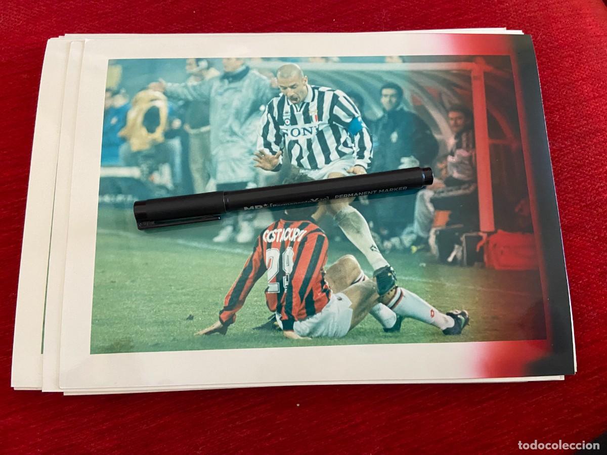 Collectionnisme sportif: F30674 FOTO FOTOGRAFIA ORIGINAL FUTBOL MILAN JUVENTUS GIANLUCA VIALLI COSTACURTA