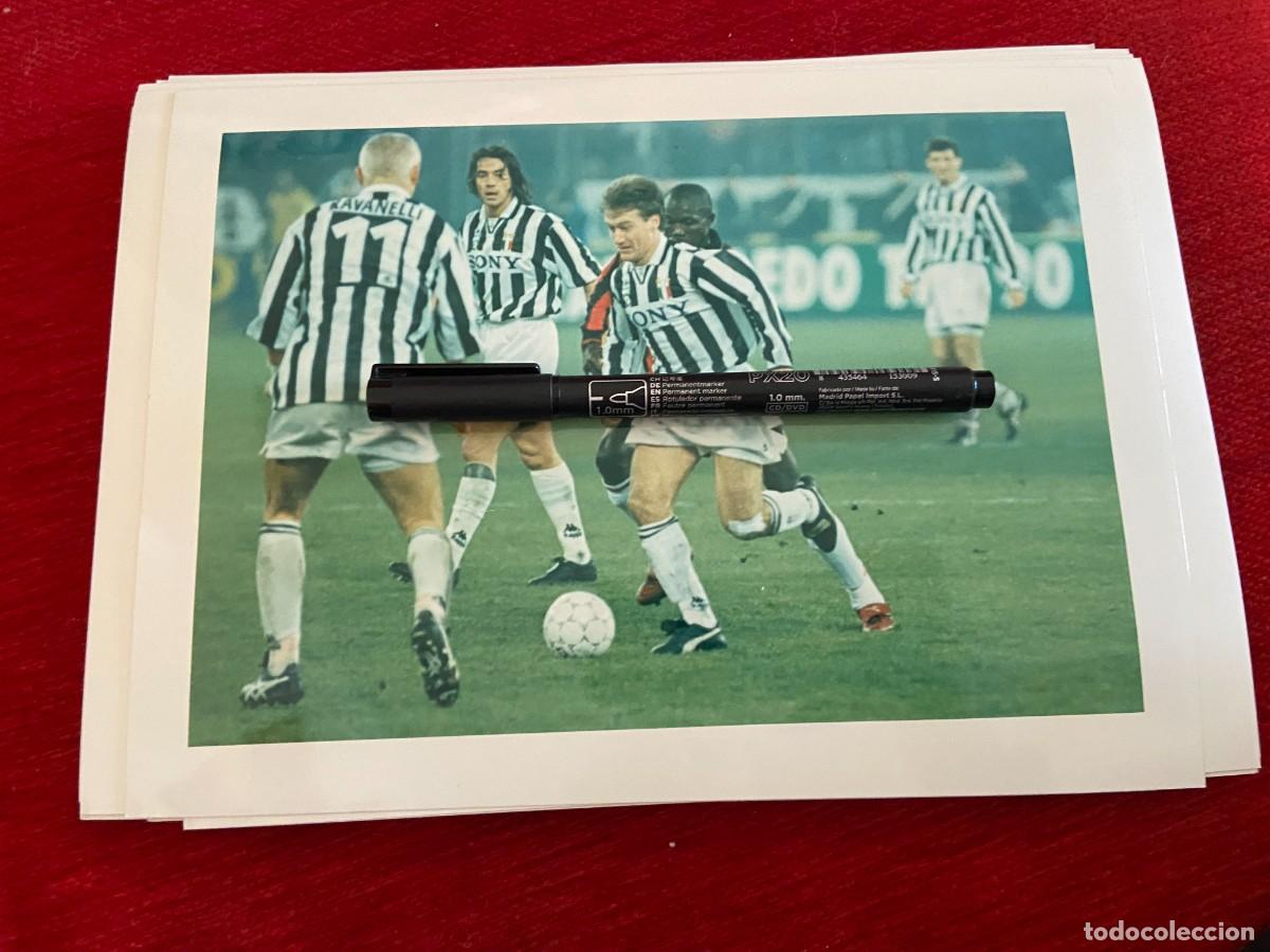 Collectionnisme sportif: F30678 FOTO FOTOGRAFIA ORIGINAL FUTBOL MILAN JUVENTUS RAVANELLI DESCONOZCO QUIEN ES???