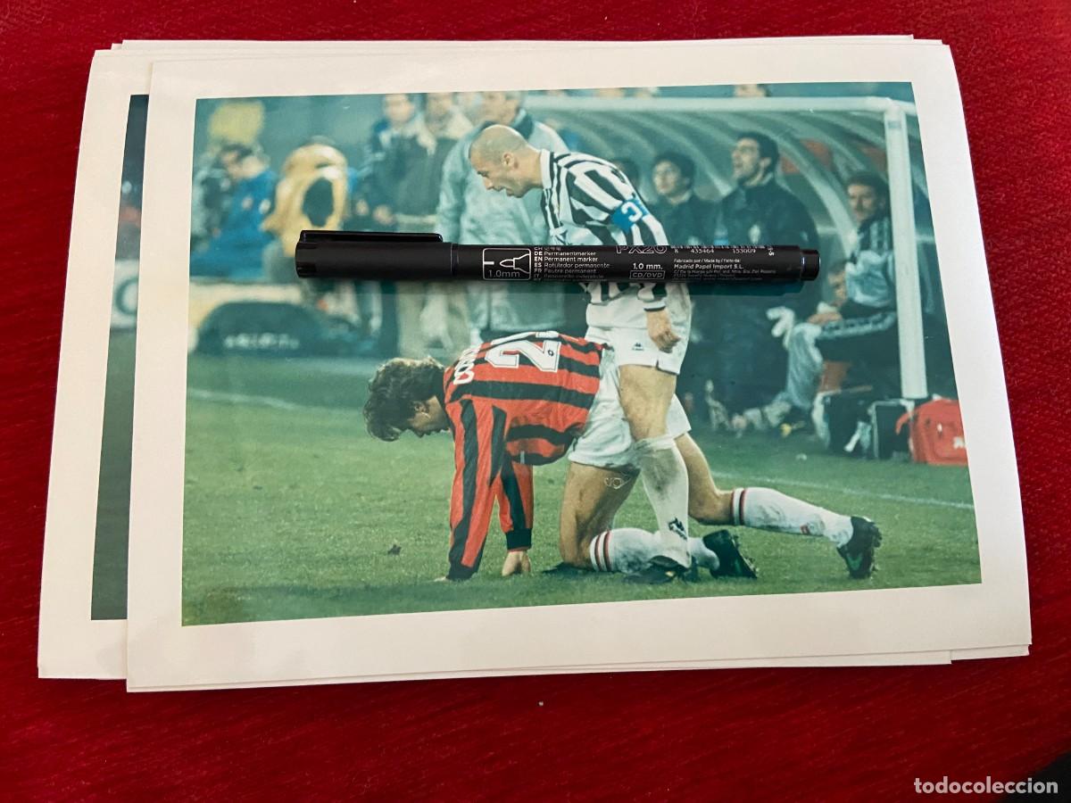 Collectionnisme sportif: F30679 FOTO FOTOGRAFIA ORIGINAL FUTBOL MILAN JUVENTUS GIANLUCA VIALLI COSTACURTA