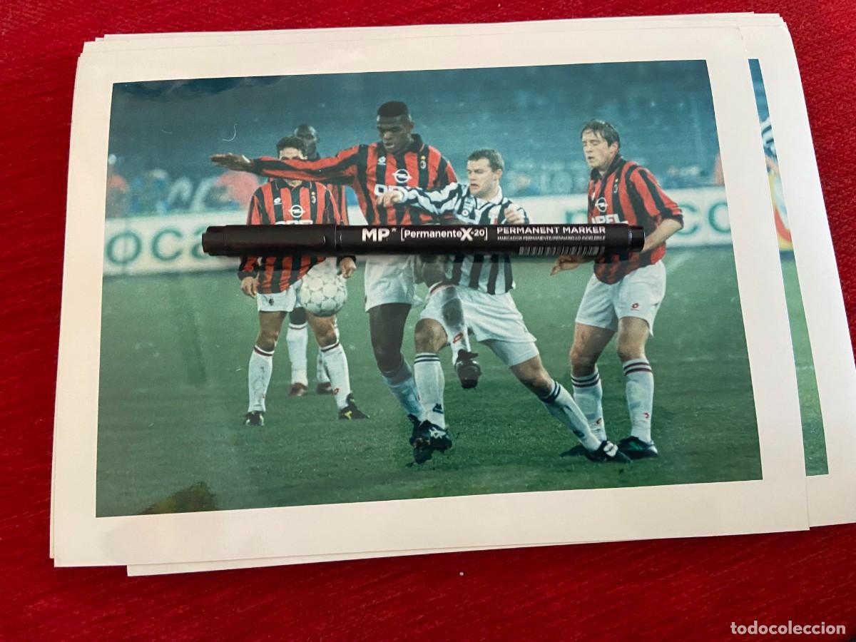 Collectionnisme sportif: F30680 FOTO FOTOGRAFIA ORIGINAL FUTBOL MILAN JUVENTUS DESCONOZCO QUIEN ES???