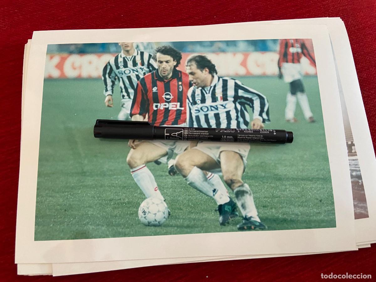 Collectionnisme sportif: F30682 FOTO FOTOGRAFIA ORIGINAL FUTBOL MILAN JUVENTUS DESCONOZCO QUIEN ES???