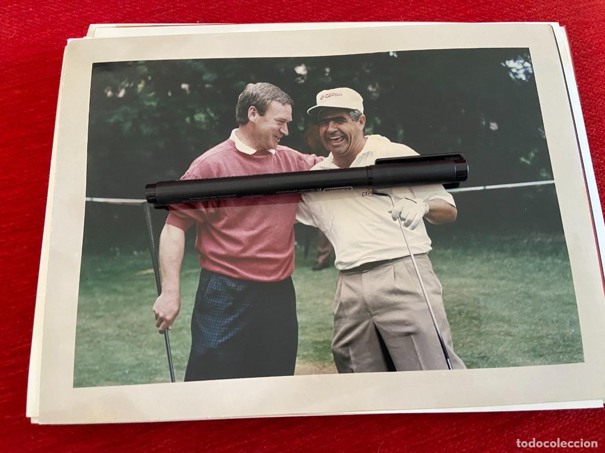Collectionnisme sportif: F30732 FOTO FOTOGRAFIA ORIGINAL GOLF JAVIER AGUIRRE JUAN QUIROS 1993