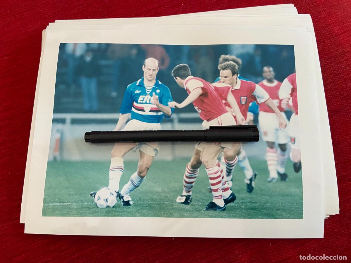 Collectionnisme sportif: F30758 FOTO FOTOGRAFIA ORIGINAL SAMPDORIA 3-2 ARSENAL RECOPA 1995 LOMBARDO
