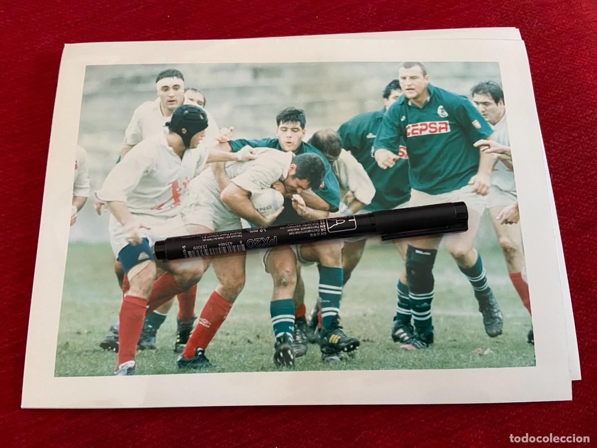 Collectionnisme sportif: F30772 FOTO FOTOGRAFIA ORIGINAL RUGBY DESCONOZCO LOS JUGADORES PORTUGAL???