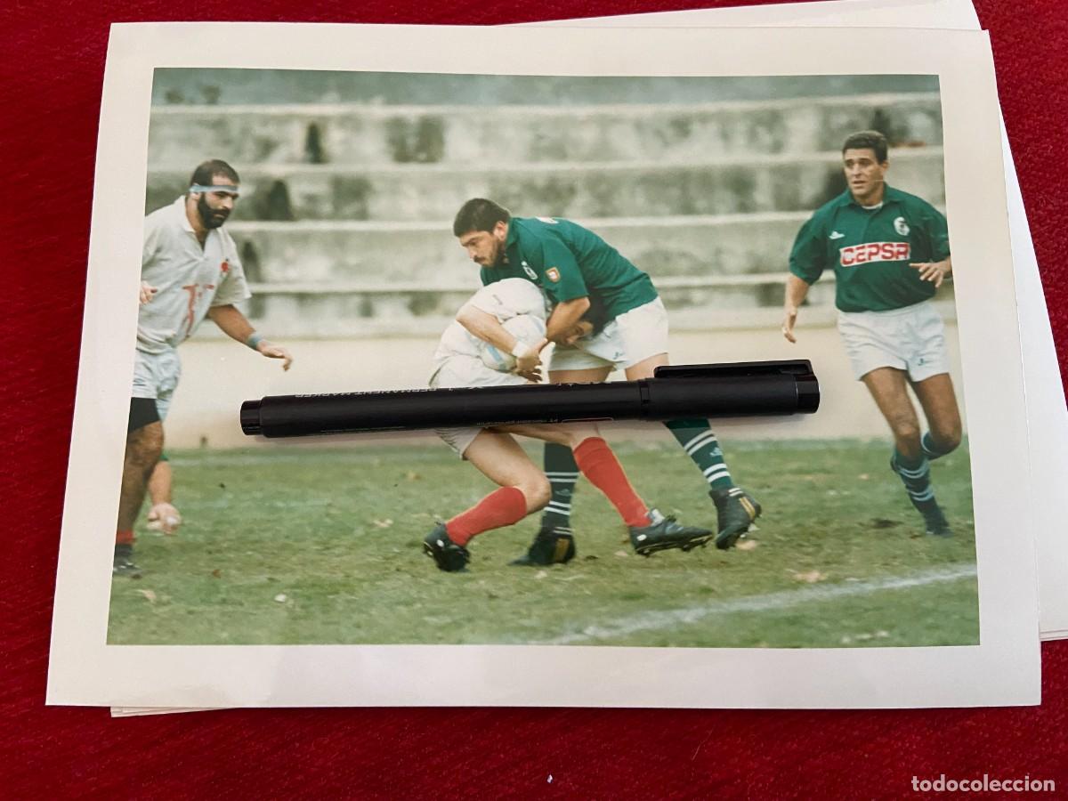 Collectionnisme sportif: F30774 FOTO FOTOGRAFIA ORIGINAL RUGBY DESCONOZCO LOS JUGADORES PORTUGAL???