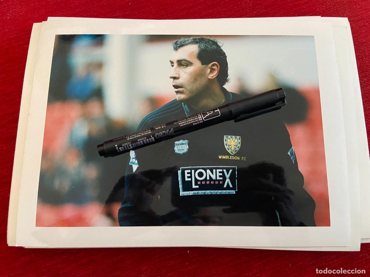 Collectionnisme sportif: F30802 FOTO FOTOGRAFIA ORIGINAL INGLES ENTRENADOR WIMBLEDON FC