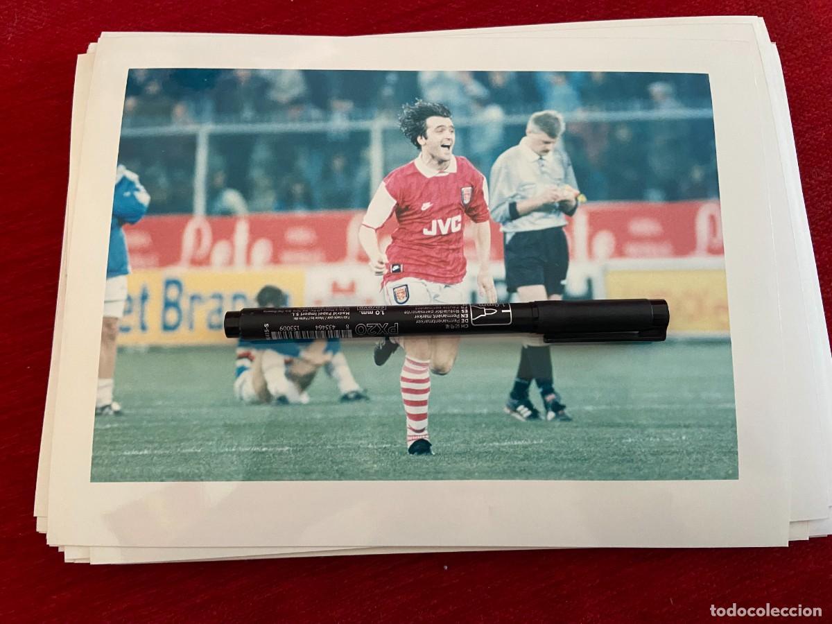 Collectionnisme sportif: F30831 FOTO FOTOGRAFIA ORIGINAL SAMPDORIA ARSENAL RECOPA 1995 DESCONOZCO QUIEN ES??