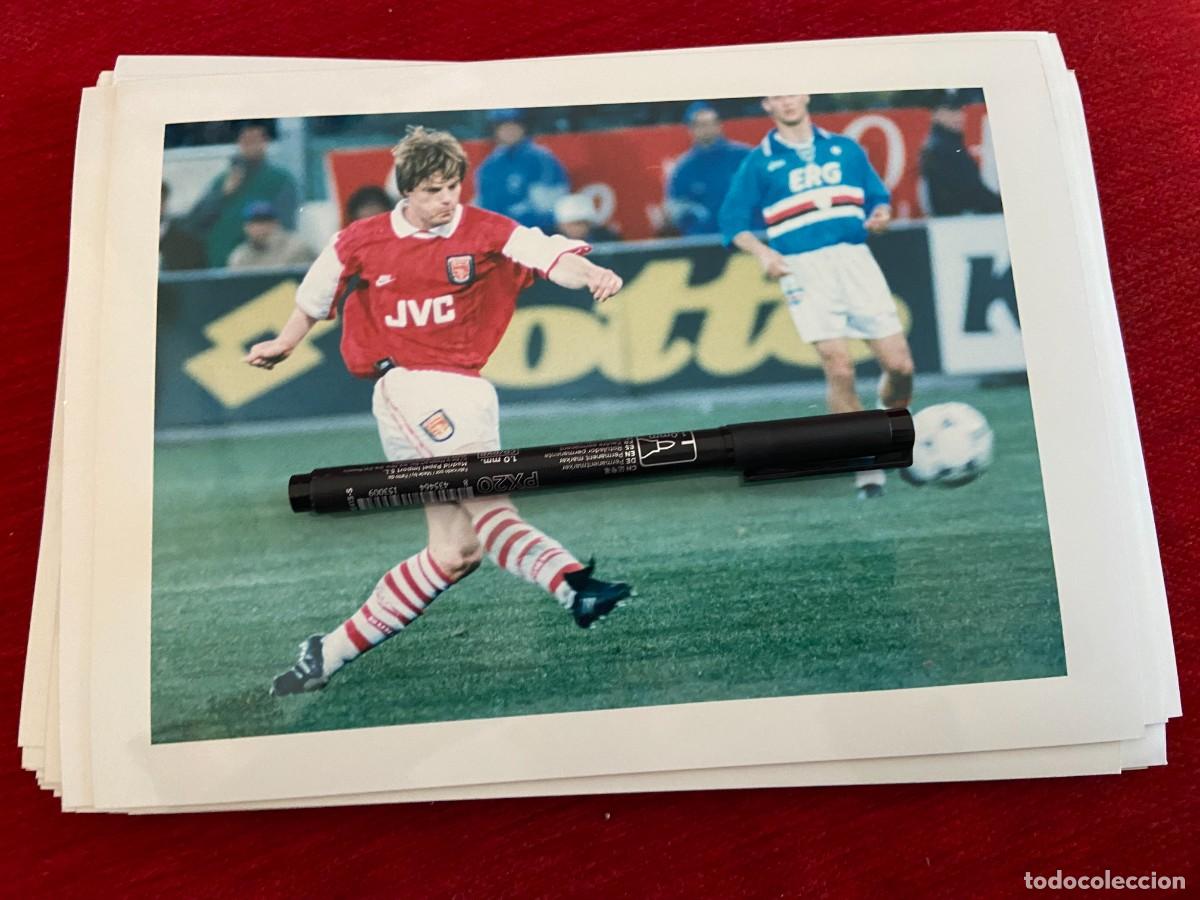 Collectionnisme sportif: F30832 FOTO FOTOGRAFIA ORIGINAL SAMPDORIA ARSENAL RECOPA 1995 DESCONOZCO QUIEN ES??