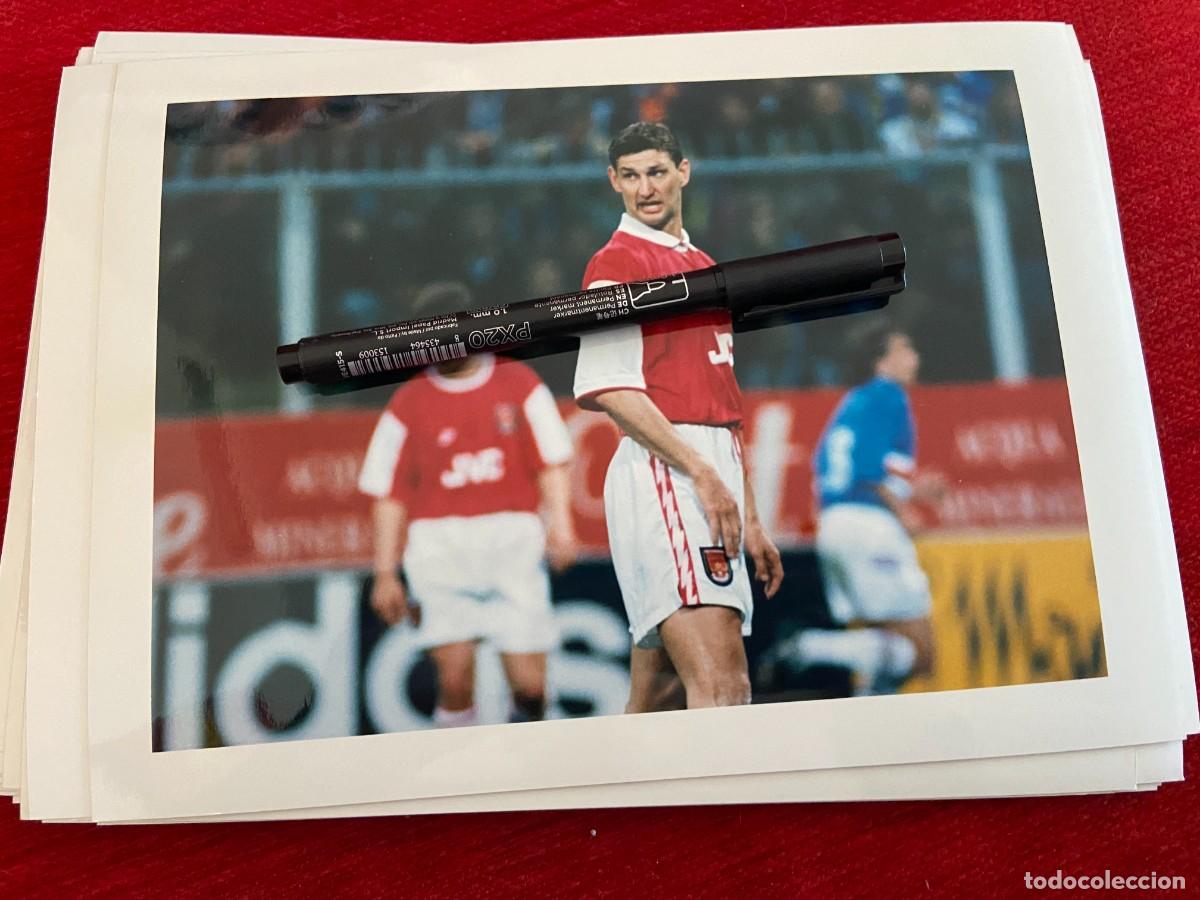 Collectionnisme sportif: F30833 FOTO FOTOGRAFIA ORIGINAL SAMPDORIA ARSENAL RECOPA 1995 DESCONOZCO QUIEN ES??