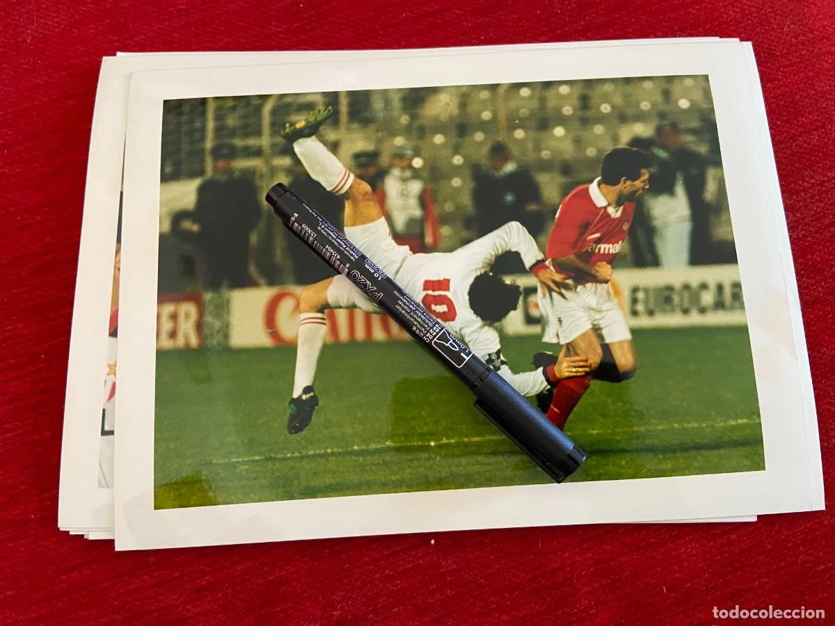 Collectionnisme sportif: F30861 FOTO FOTOGRAFIA ORIGINAL BENFICA MILAN &iquest;DESCONOZCO QUIEN ES???