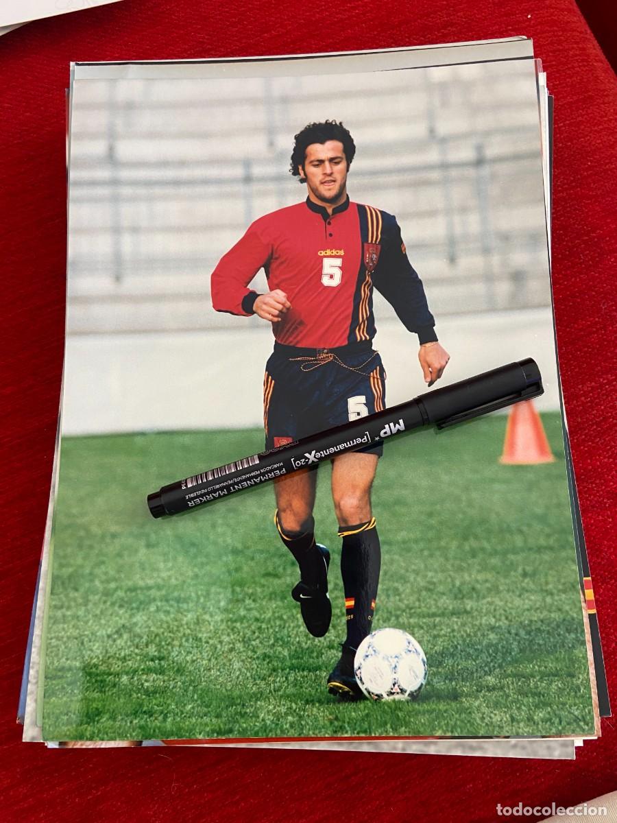 Collectionnisme sportif: F30984 FOTO FOTOGRAFIA ORIGINAL ESPA&Ntilde;A SELECCION ESPA&Ntilde;OLA KIKO NARVAEZ