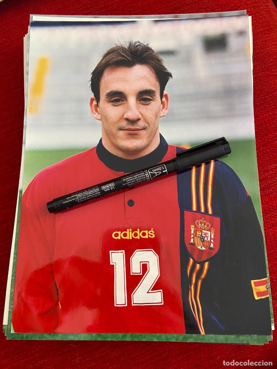Collectionnisme sportif: F31001 FOTO FOTOGRAFIA ORIGINAL ESPA&Ntilde;A SELECCION ESPA&Ntilde;OLA CHAPI FERRER