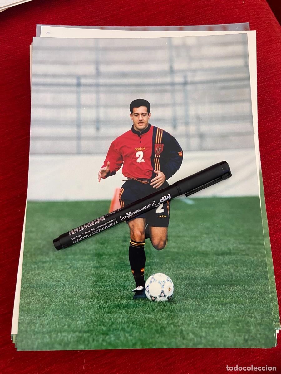 Collectionnisme sportif: F31002 FOTO FOTOGRAFIA ORIGINAL ESPA&Ntilde;A SELECCION ESPA&Ntilde;OLA MANJARIN