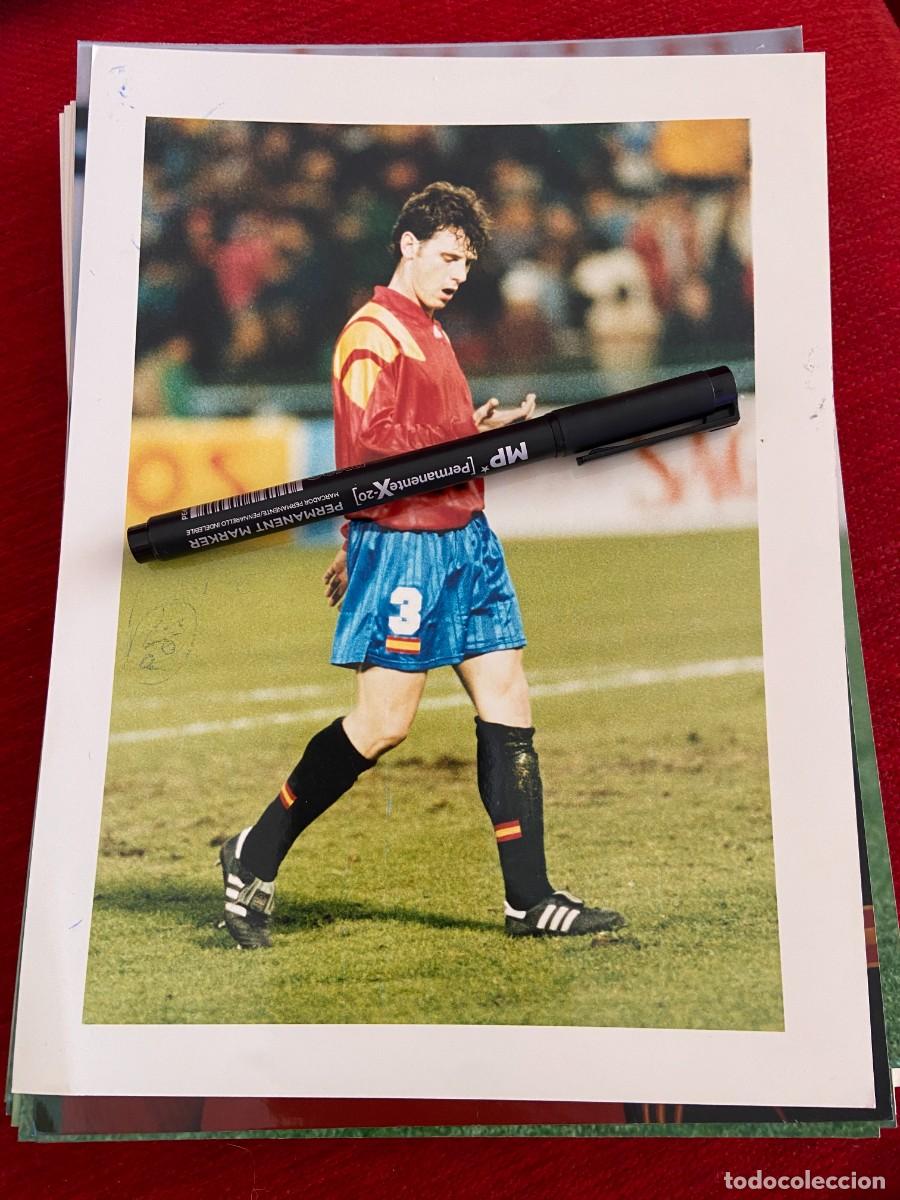 Collectionnisme sportif: F31003 FOTO FOTOGRAFIA ORIGINAL ESPA&Ntilde;A SELECCION ESPA&Ntilde;OLA LARRAINZAR II